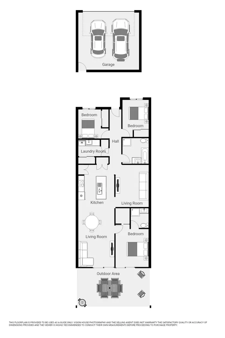 Floorplan of Homely house listing, 5a Gardenia Street, Mildura VIC 3500