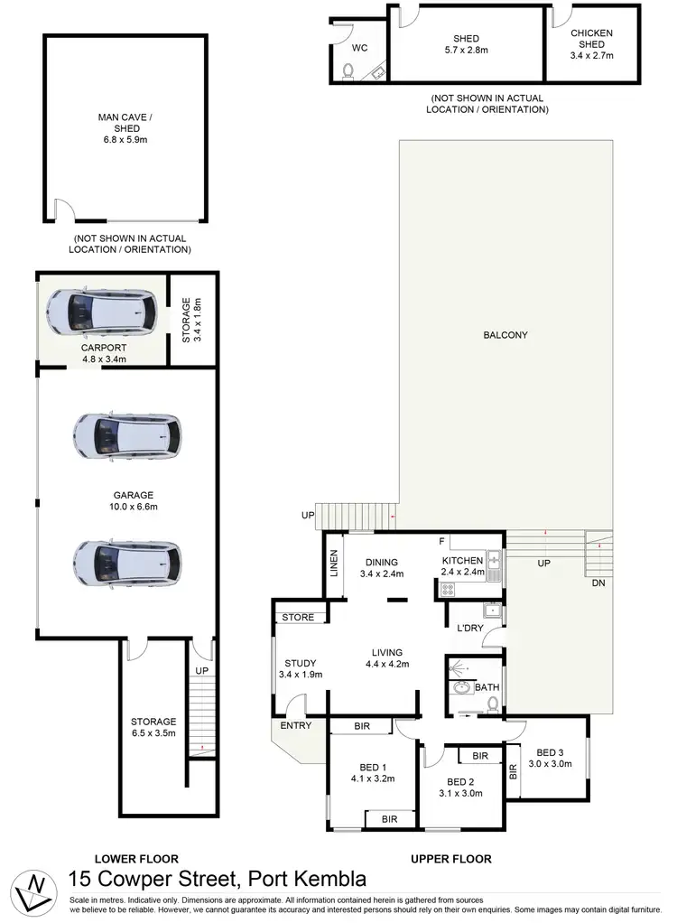 Floorplan of Homely house listing, 15 Cowper Street, Port Kembla NSW 2505