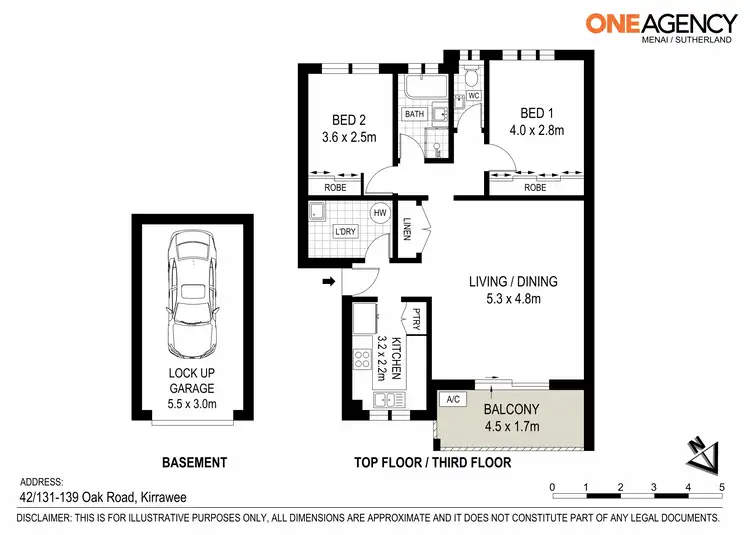 Floorplan of Homely apartment listing, 42/131-139 Oak Road, Kirrawee NSW 2232