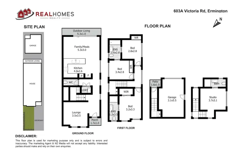 Floorplan of Homely house listing, 603A Victoria Road, Ermington NSW 2115