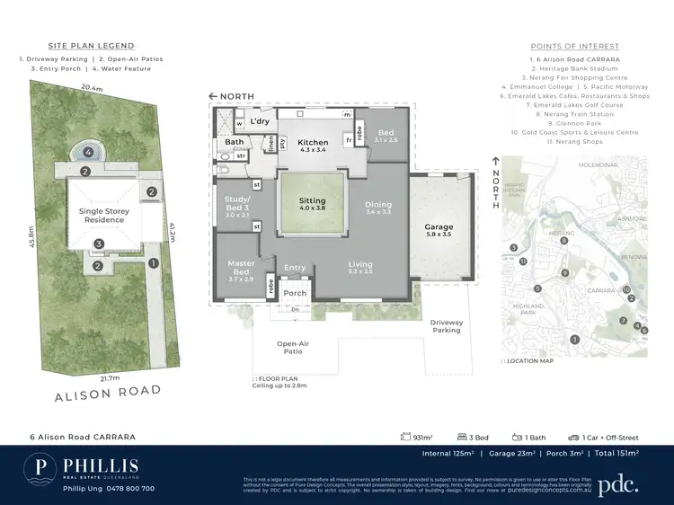Floorplan of Homely house listing, 6 Alison Road, Carrara QLD 4211