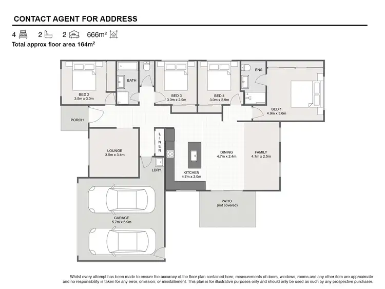 Floorplan of Homely house listing, 16 Peregrine Drive, Lowood QLD 4311