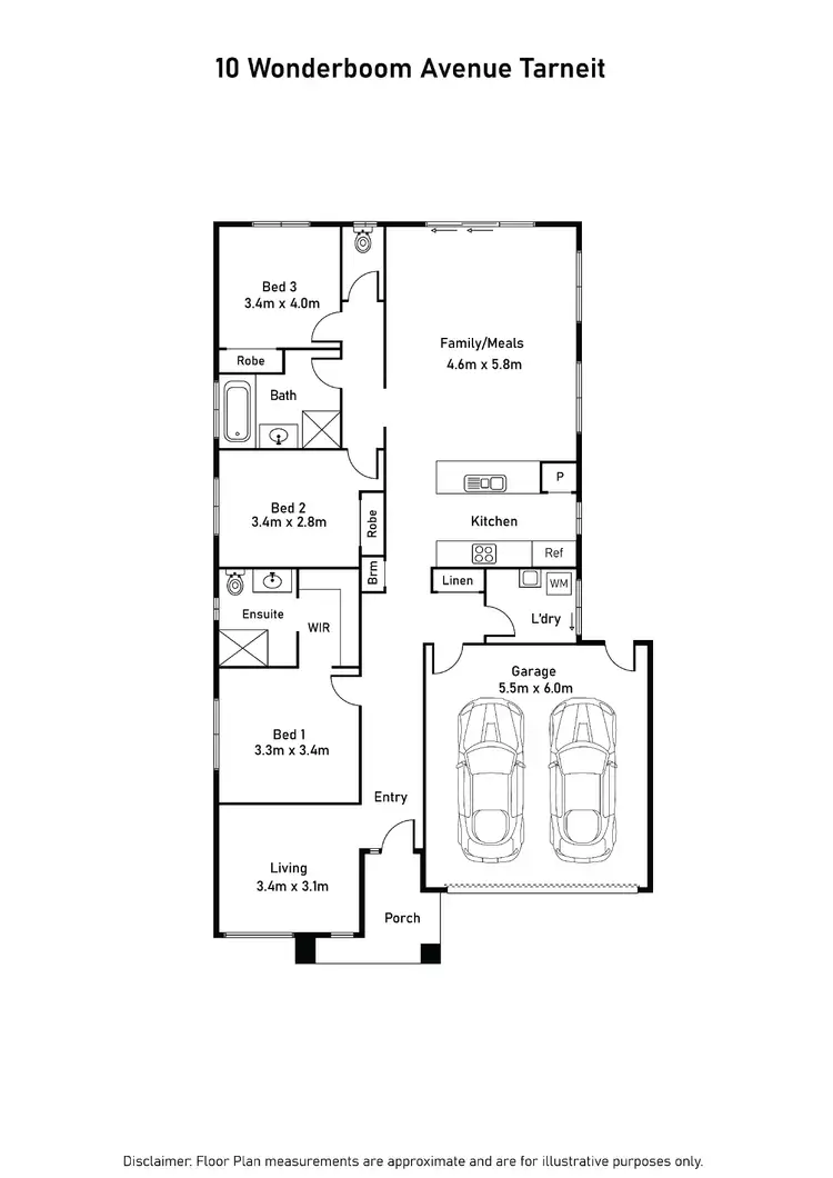 Floorplan of Homely house listing, 10 Wonderboom Avenue, Tarneit VIC 3029