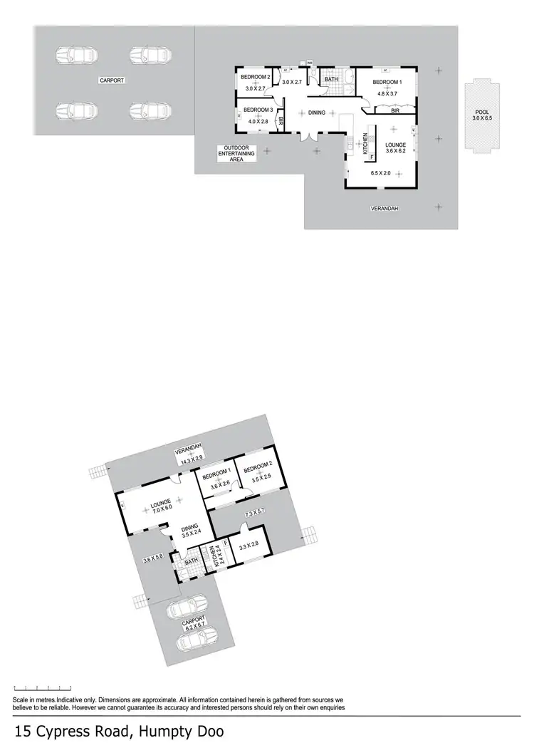 Floorplan of Homely house listing, 15 Cypress Rd, Humpty Doo NT 836