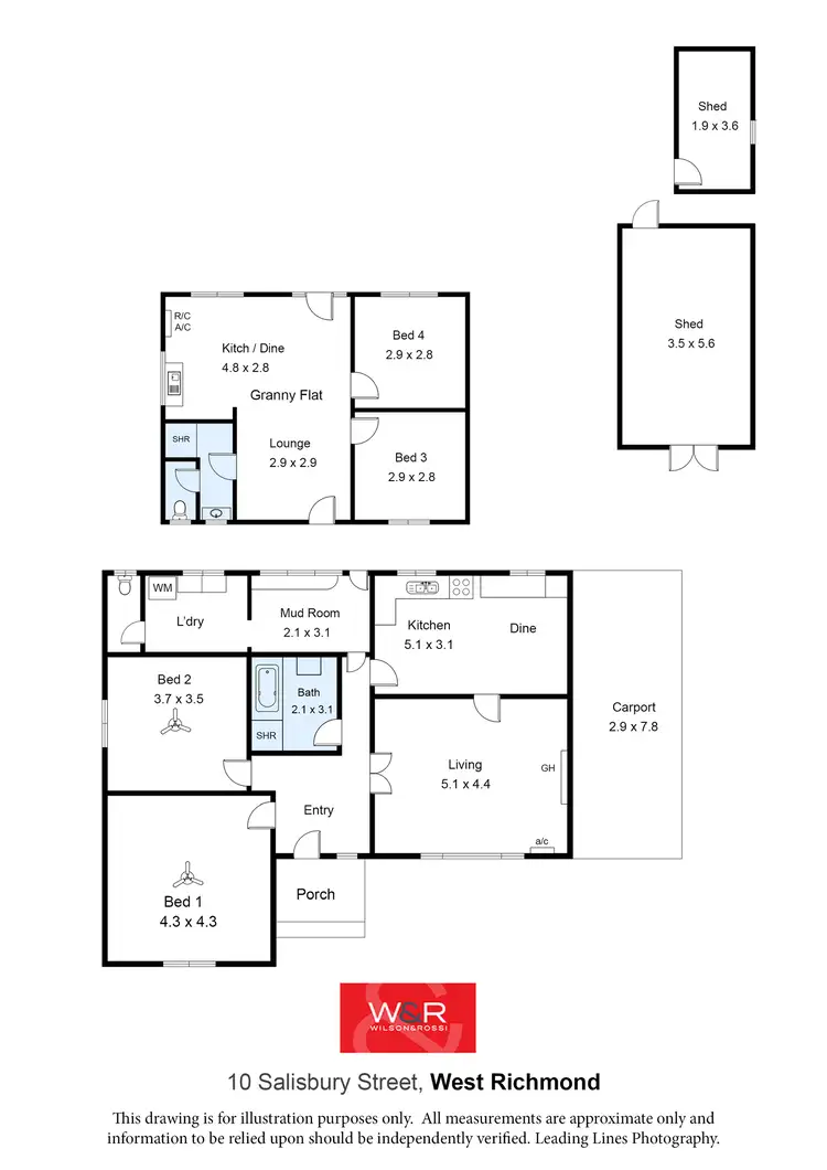 Floorplan of Homely house listing, 10 Salisbury Street, West Richmond SA 5033