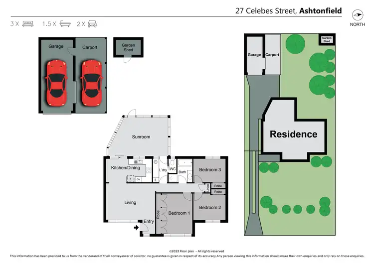 Floorplan of Homely house listing, 27 Celebes Street, Ashtonfield NSW 2323