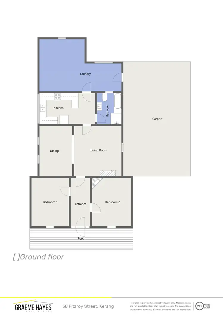 Floorplan of Homely house listing, 58 Fitzroy Street, Kerang VIC 3579