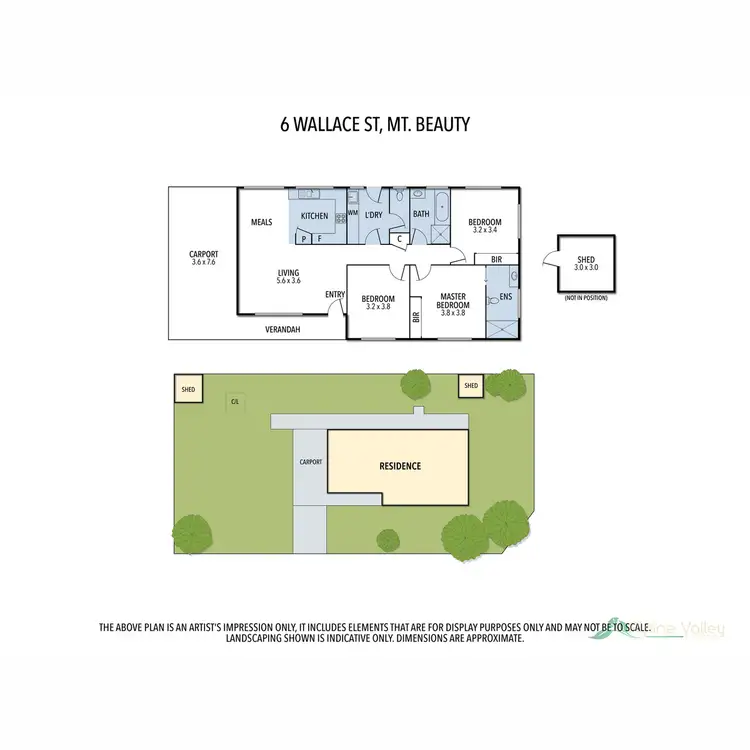 Floorplan of Homely house listing, 6 Wallace Street, Mount Beauty VIC 3699