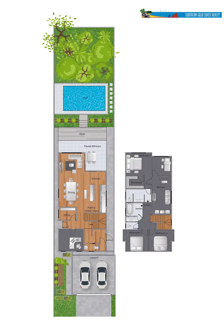 Floorplan of Homely house listing, lot 1/40 Bob Barnard Drive, Tugun QLD 4224
