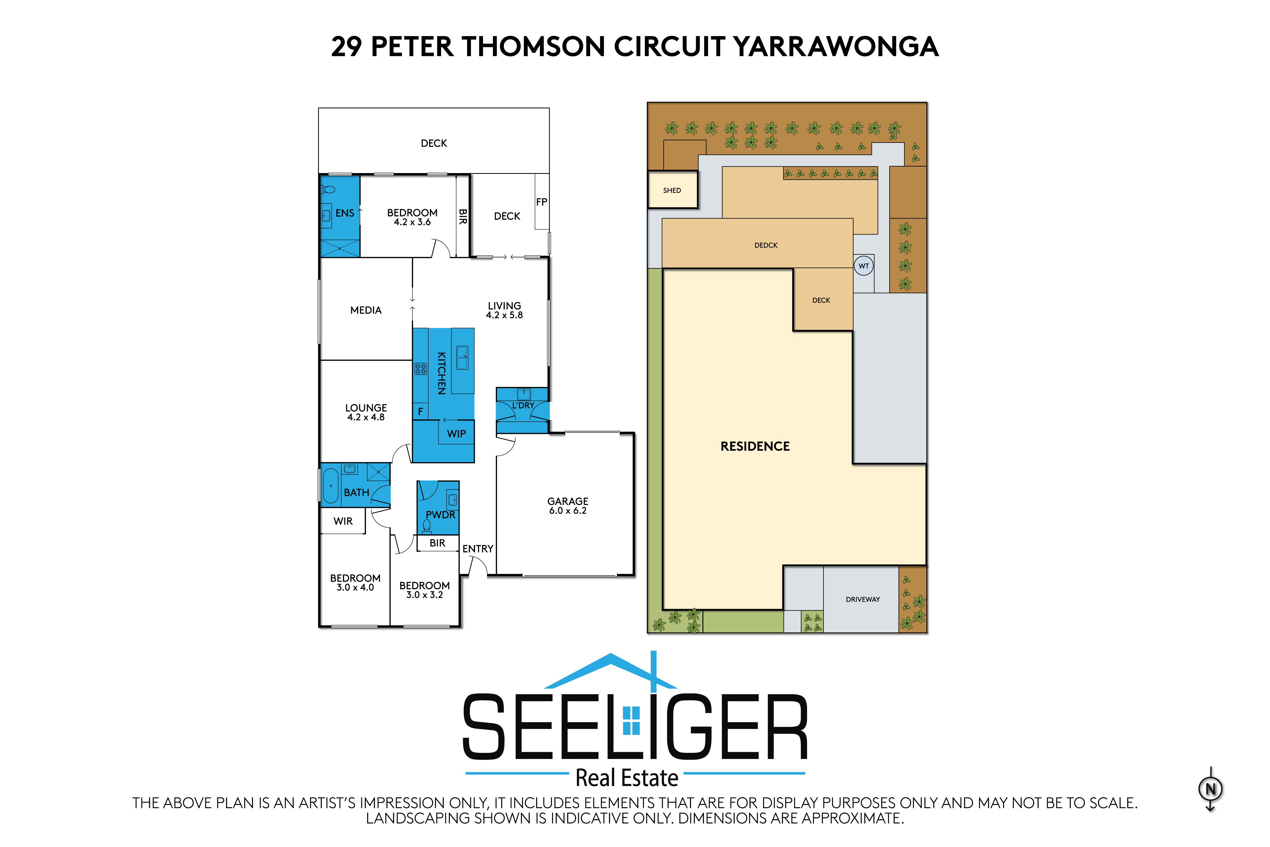 Floorplan of Homely house listing, 29 Peter Thomson Circuit, Yarrawonga VIC 3730