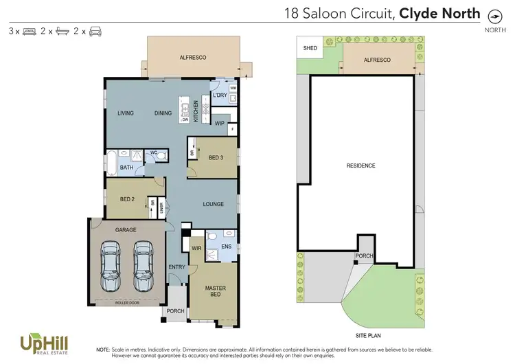 Floorplan of Homely house listing, 18 Saloon Circuit, Clyde North VIC 3978