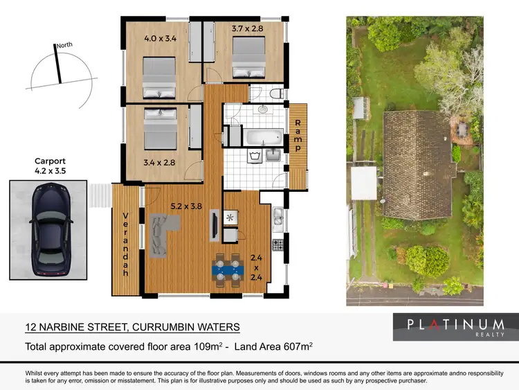 Floorplan of Homely house listing, 12 Narbine Street, Currumbin Waters QLD 4223