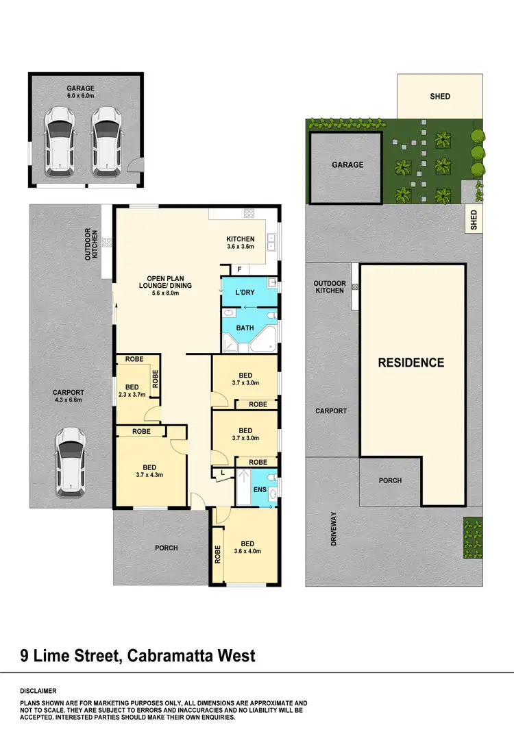 Floorplan of Homely house listing, 9 Lime Street, Cabramatta West NSW 2166