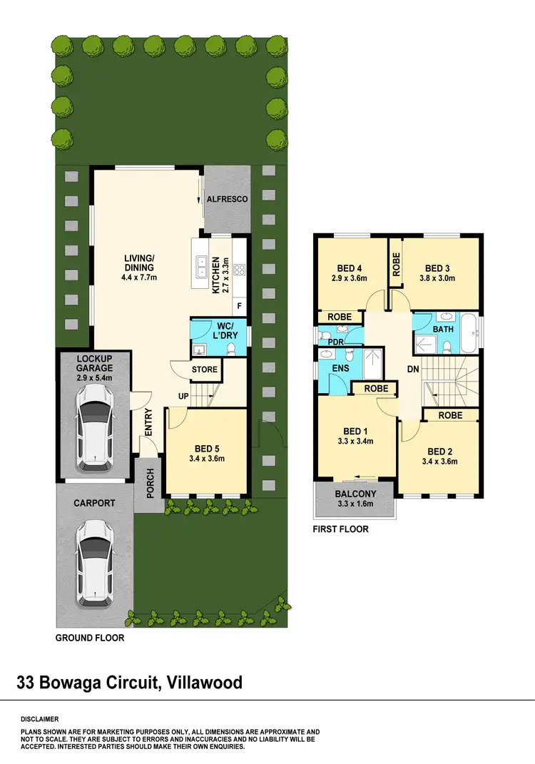 Floorplan of Homely house listing, 33 Bowaga Circuit, Villawood NSW 2163