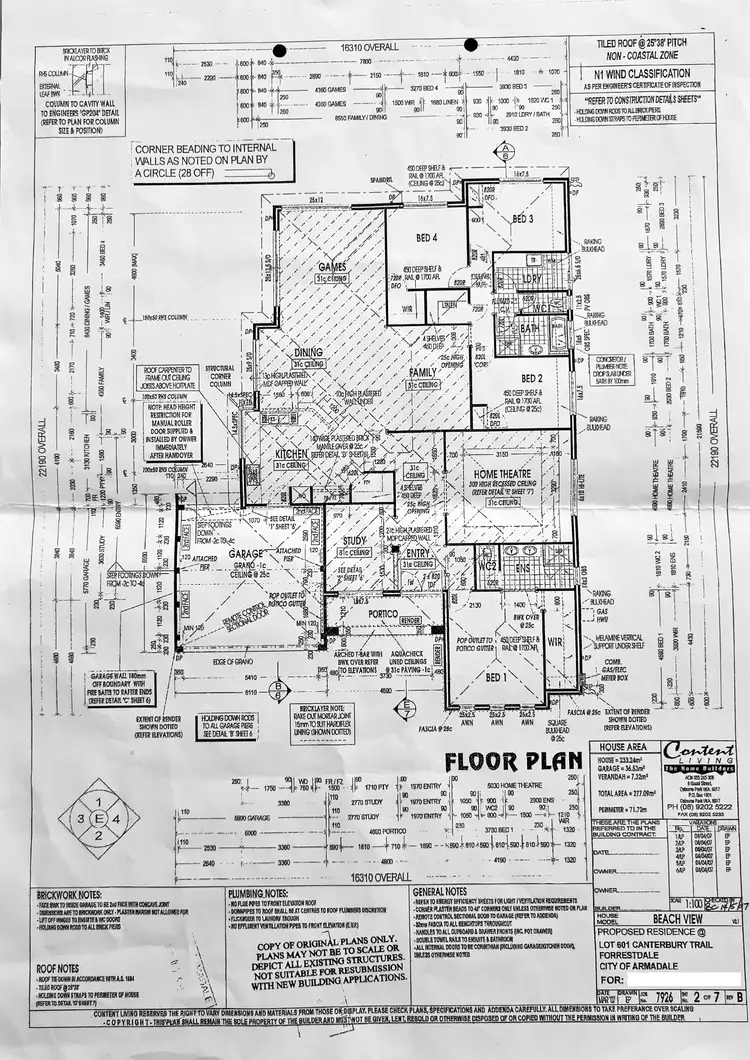 Floorplan of Homely house listing, 15 Canterbury Trail, Harrisdale WA 6112
