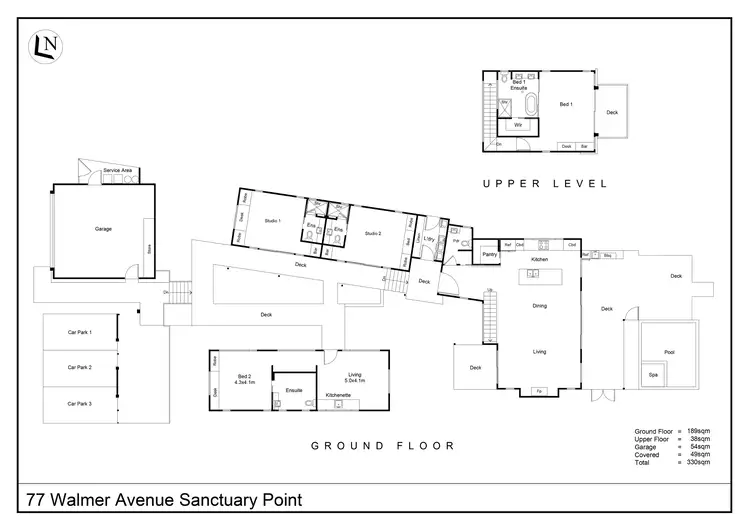 Floorplan of Homely house listing, 77 Walmer Avenue, Sanctuary Point NSW 2540