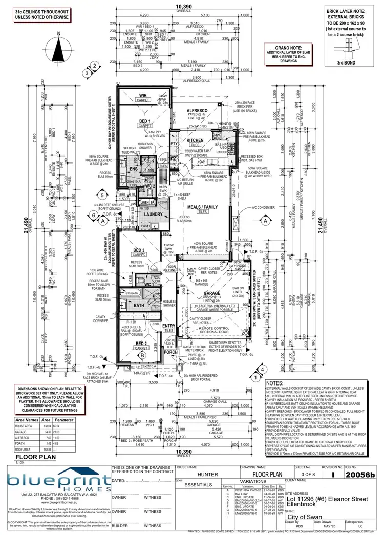 Floorplan of Homely house listing, 6 Eleanor Street, Ellenbrook WA 6069
