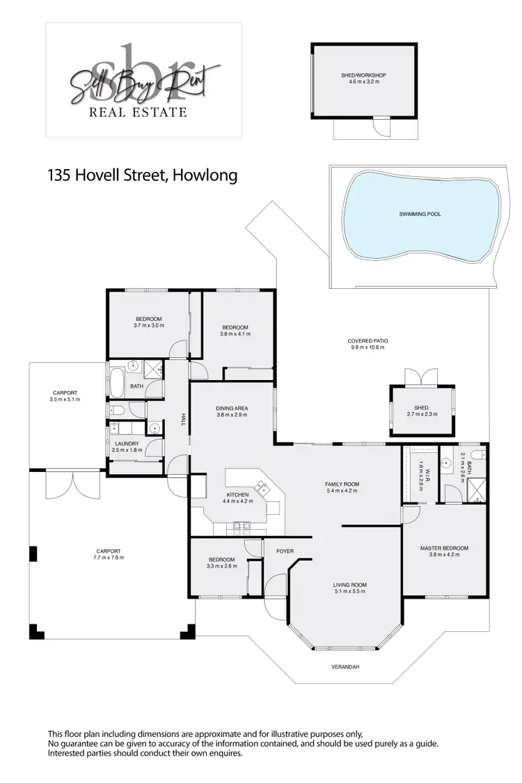 Floorplan of Homely house listing, 135 HOVELL STREET, Howlong NSW 2643