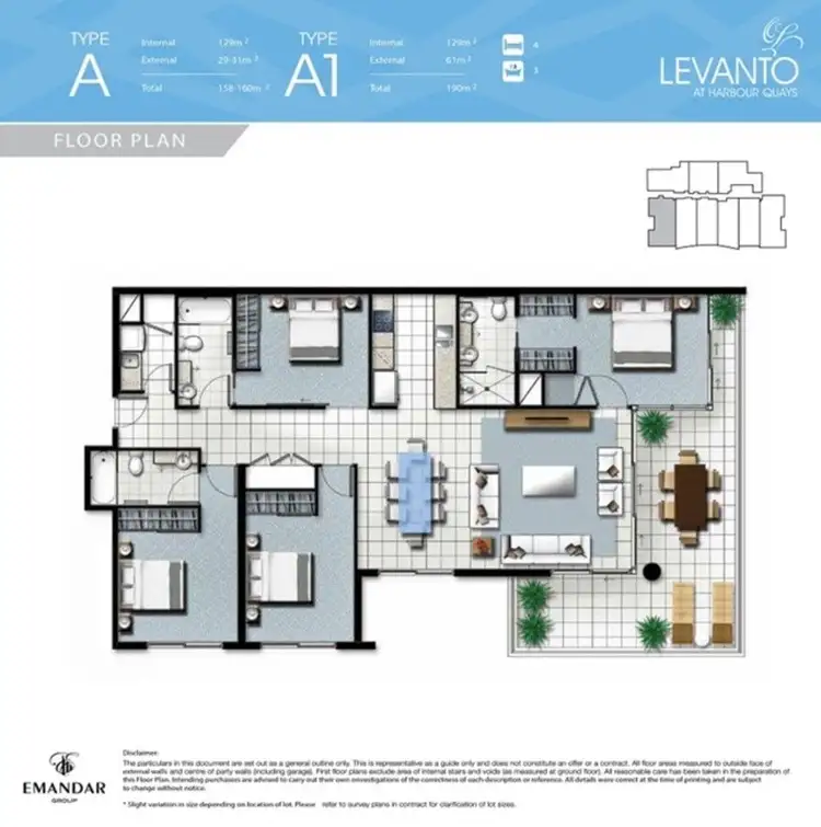 Floorplan of Homely apartment listing, 704/43 Harbour Town Drive, Biggera Waters QLD 4216