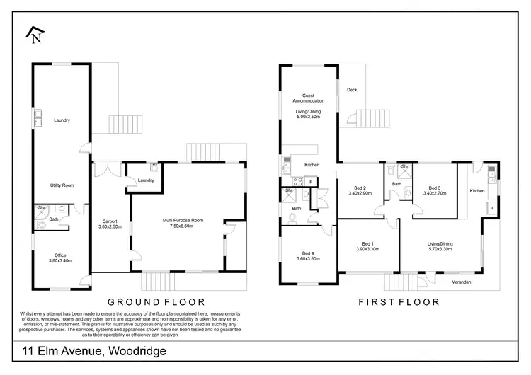 Floorplan of Homely house listing, 11 Elm Avenue, Woodridge QLD 4114