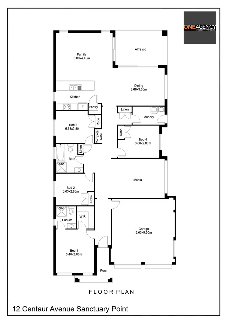 Floorplan of Homely house listing, 12 Centaur Avenue, Sanctuary Point NSW 2540