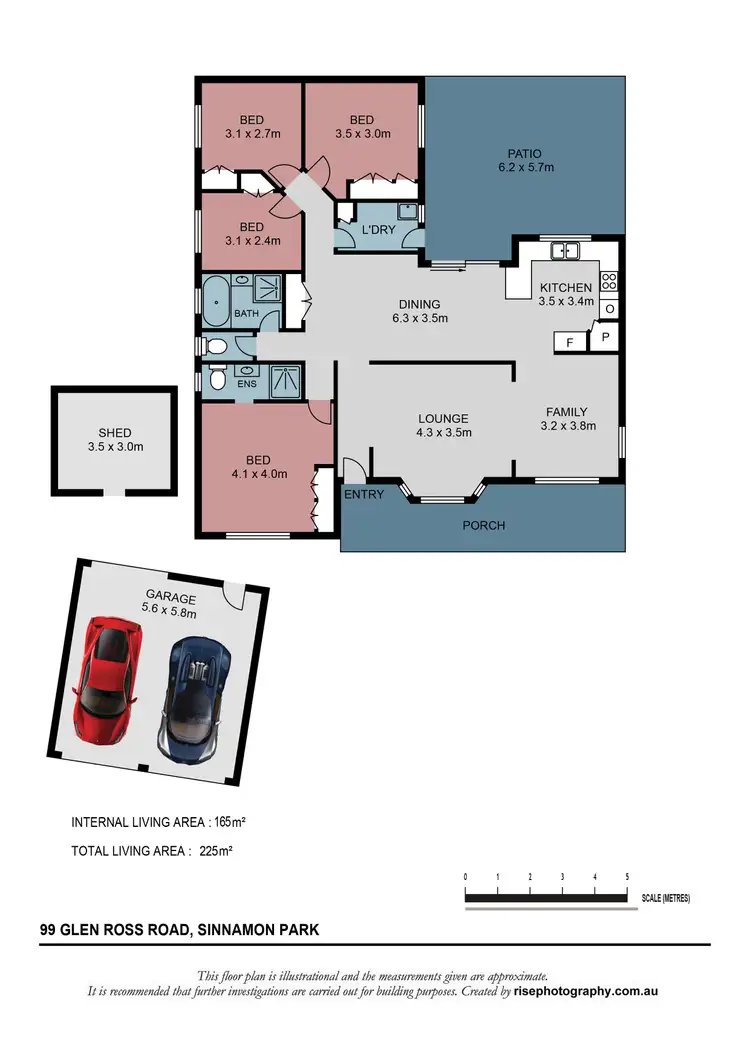 Floorplan of Homely house listing, 99 Glen Ross Road, Sinnamon Park QLD 4073