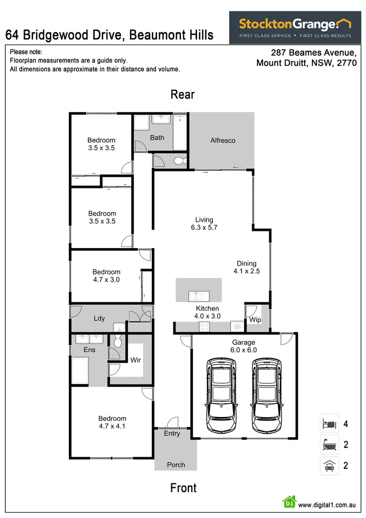 Floorplan of Homely other listing, 64 Bridgewood Drive, Beaumont Hills NSW 2155