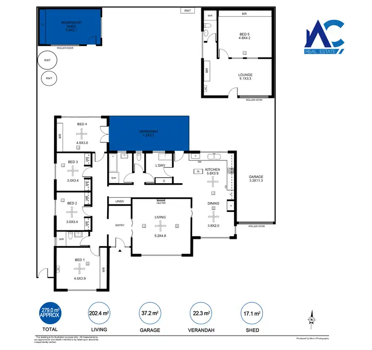 Floorplan of Homely house listing, 20 Mooringe Avenue, North Plympton SA 5037