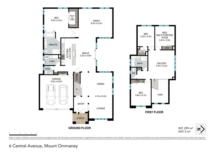Floorplan of Homely house listing, 6 Central Avenue, Mount Ommaney QLD 4074