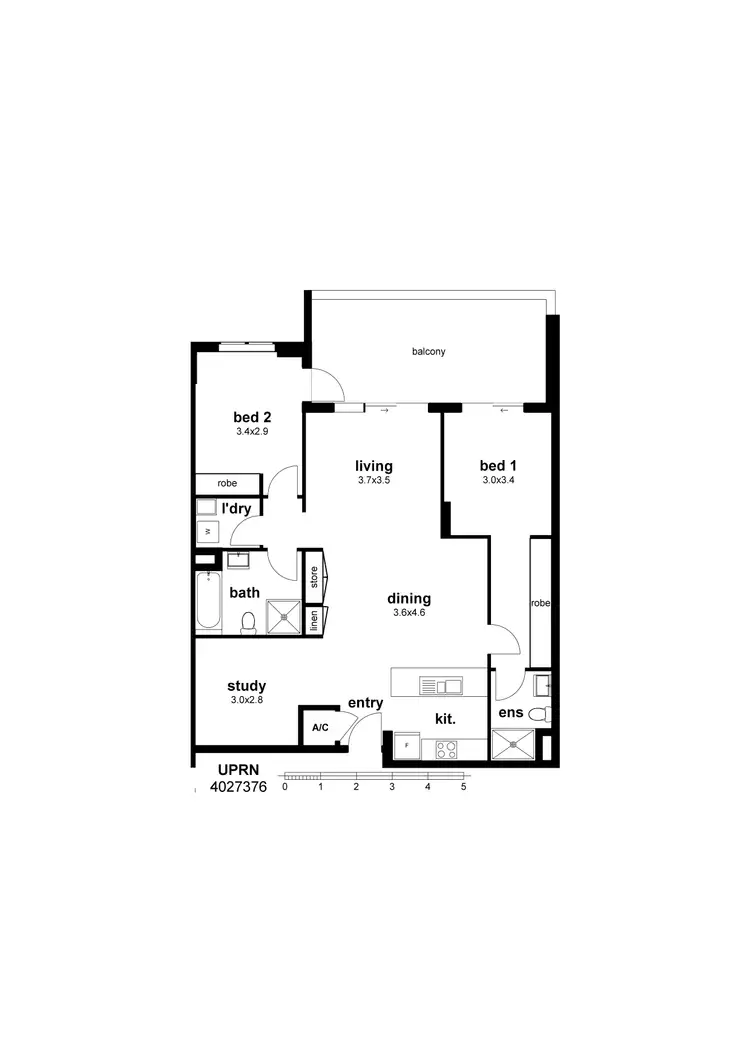 Floorplan of Homely unit listing, Address available on request