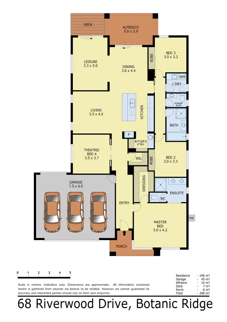 Floorplan of Homely house listing, 68 Riverwood Drive, Botanic Ridge VIC 3977