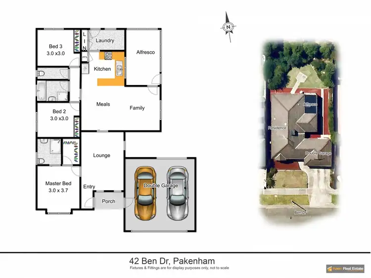 Floorplan of Homely house listing, 42 Ben Drive, Pakenham VIC 3810
