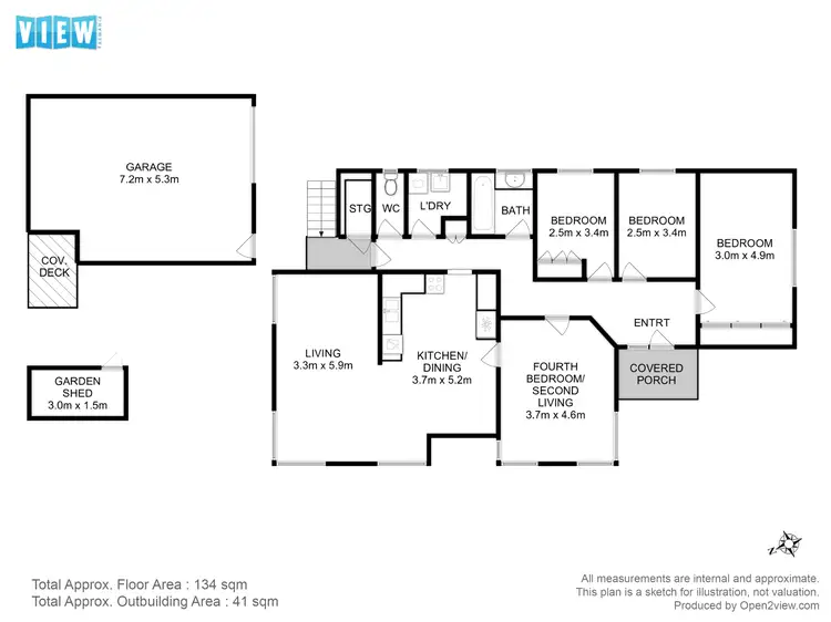 Floorplan of Homely house listing, 11 Pitcairn Street, Glenorchy TAS 7010
