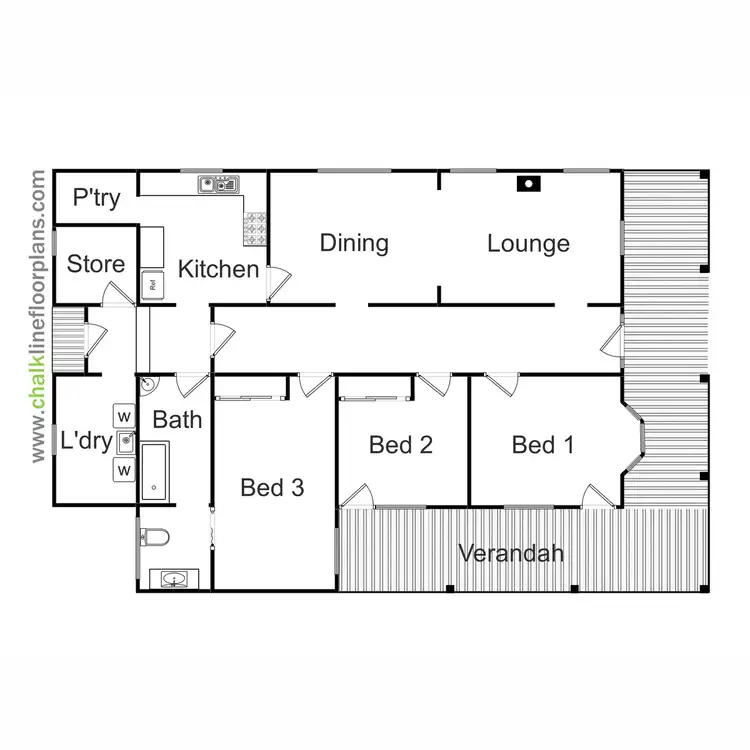 Floorplan of Homely house listing, 56 Main Street, Maindample VIC 3723