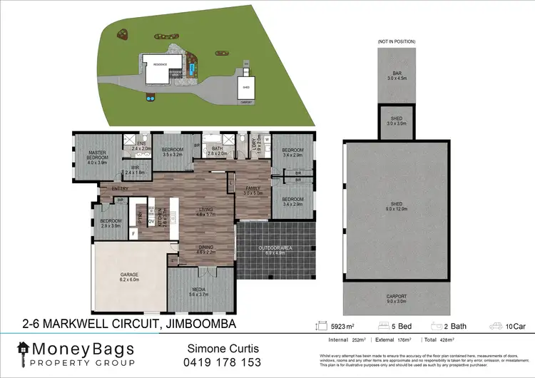 Floorplan of Homely house listing, 2 Markwell Circuit, Jimboomba QLD 4280