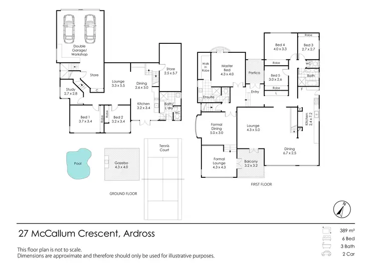 Floorplan of Homely house listing, 27 McCallum Crescent, Ardross WA 6153