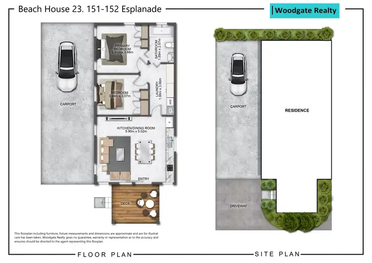 Floorplan of Homely townhouse listing, 23/151-152 Esplanade, Woodgate QLD 4660