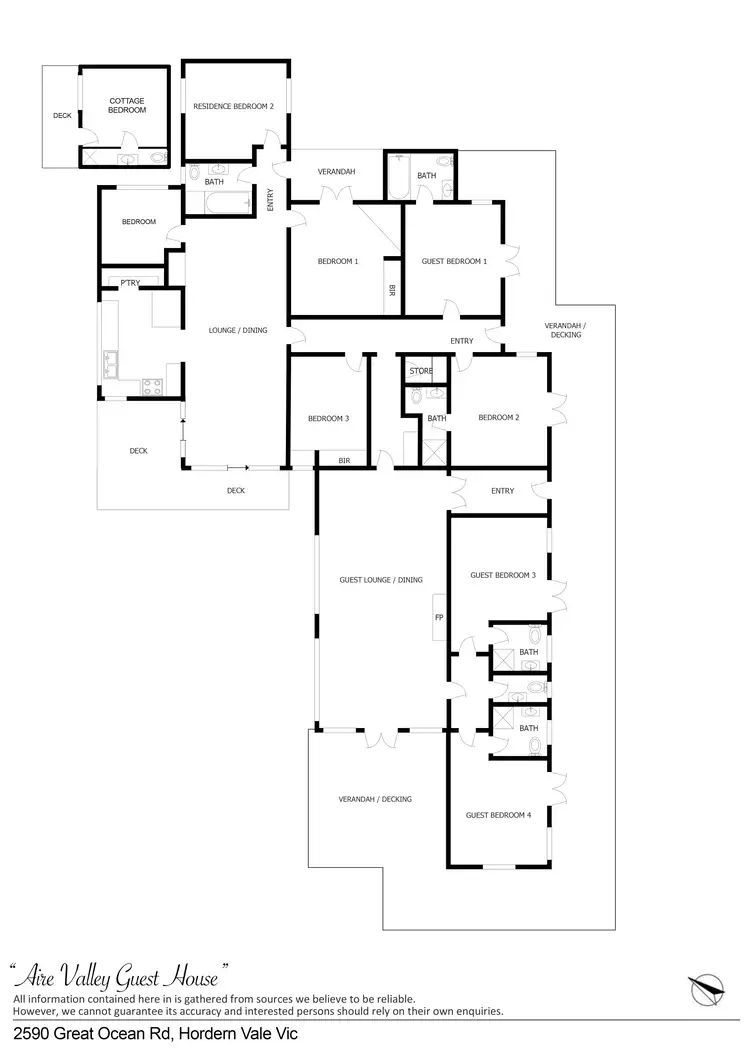Floorplan of Homely rural property listing, 2590 Great Ocean Road, Apollo Bay VIC 3233