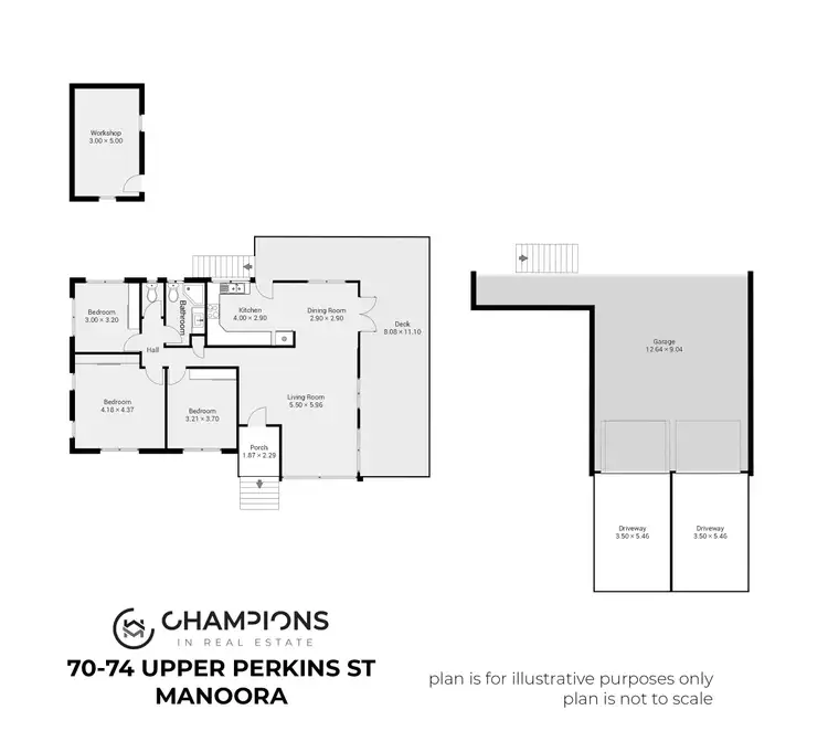 Floorplan of Homely house listing, 70-74 Upper Perkins Street, Manoora QLD 4870