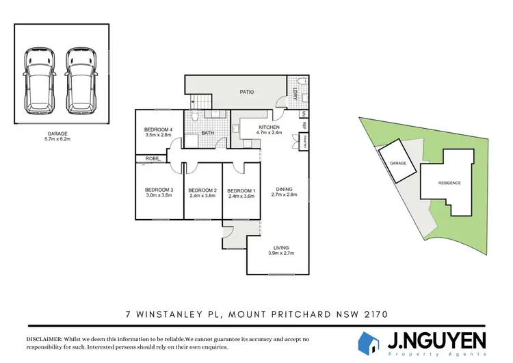 Floorplan of Homely house listing, 7 Winstanley Place, Mount Pritchard NSW 2170
