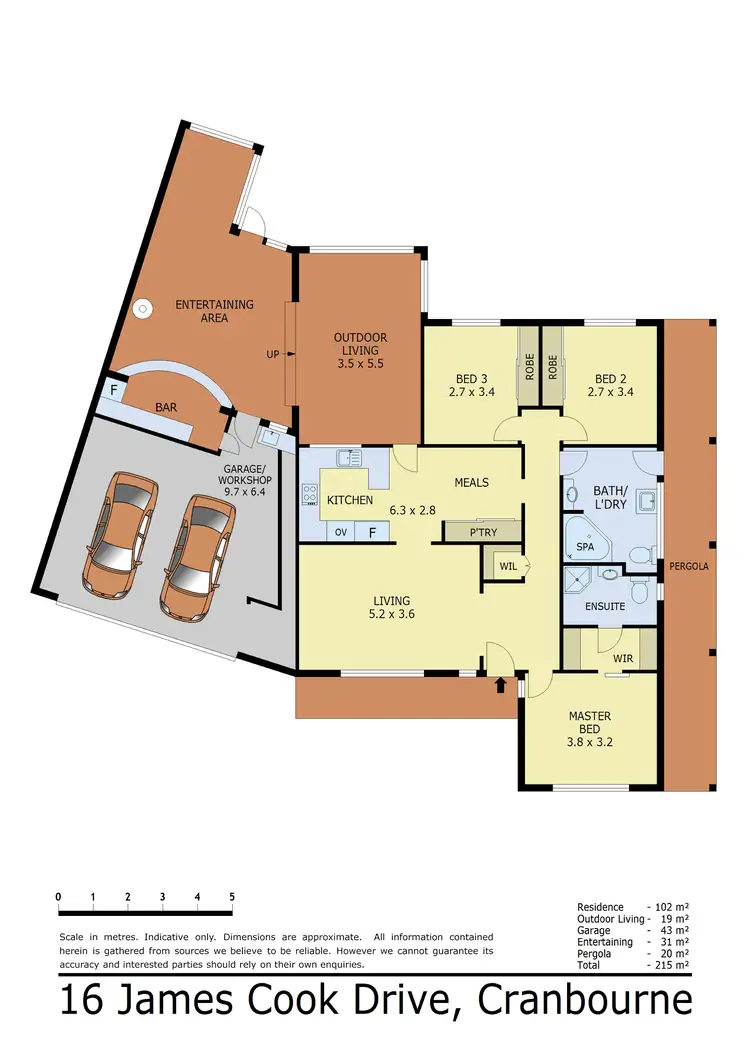 Floorplan of Homely house listing, 16 James Cook Drive, Cranbourne VIC 3977