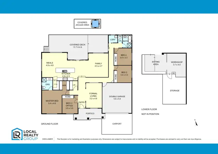 Floorplan of Homely house listing, 3 Eungella Place, Waterford QLD 4133