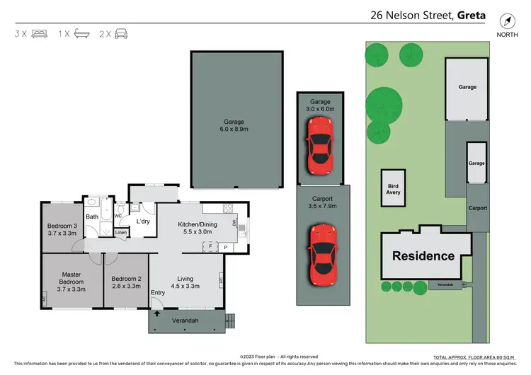 Floorplan of Homely house listing, 26 Nelson Street, Greta NSW 2334