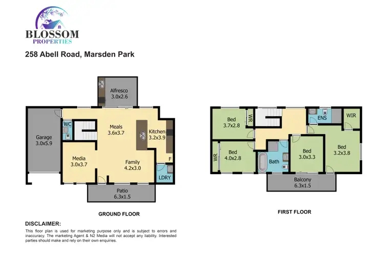 Floorplan of Homely house listing, 258 Abell Road, Marsden Park NSW 2765