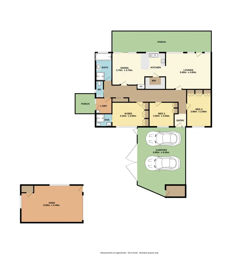 Floorplan of Homely house listing, 18 McFarland Road, Wodonga VIC 3690