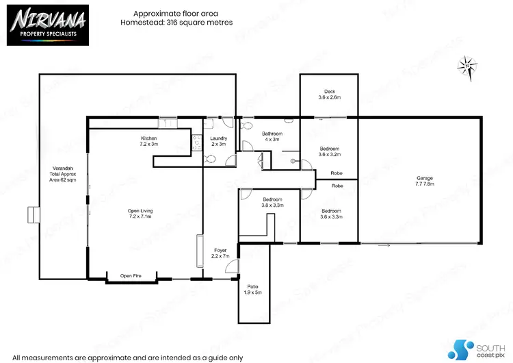 Floorplan of Homely rural property listing, 3427-3429 Princes Highway, Bergalia NSW 2537