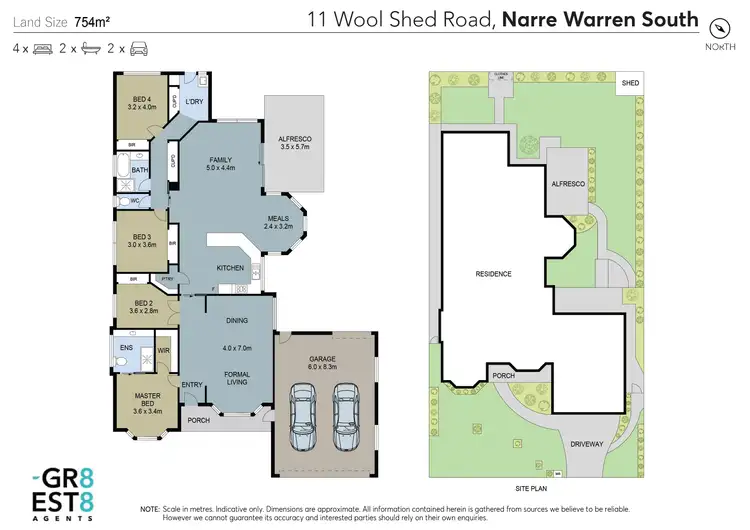 Floorplan of Homely house listing, 11 Wool Shed Road, Narre Warren South VIC 3805