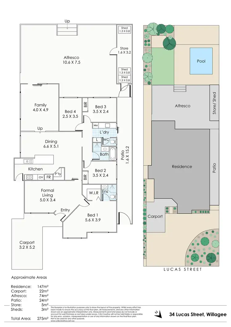 Floorplan of Homely house listing, 34 Lucas Street, Willagee WA 6156