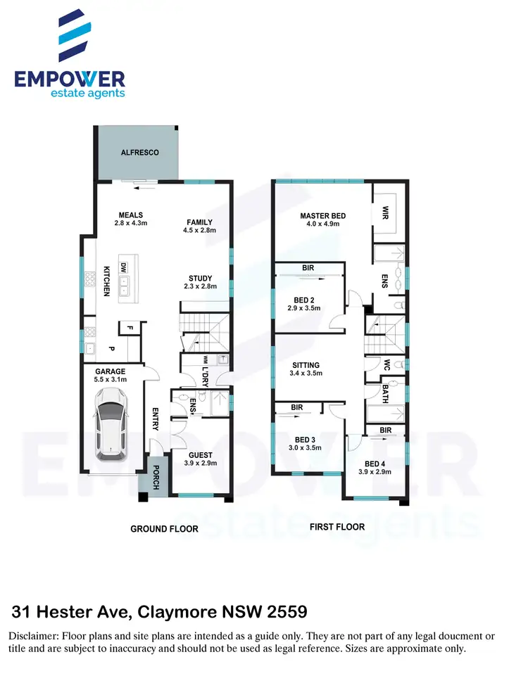 Floorplan of Homely house listing, 31 HESTER AVE, Claymore NSW 2559