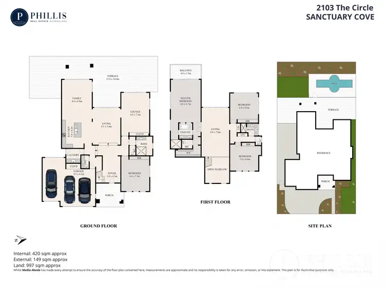 Floorplan of Homely house listing, 2103 The Circle, Sanctuary Cove QLD 4212